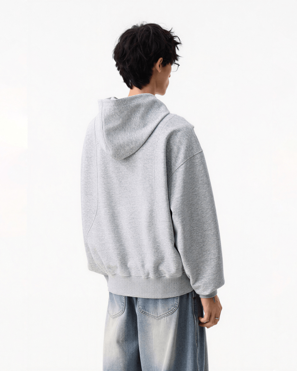 Boxy Hooded Sweatshirt - Revivo Avenue