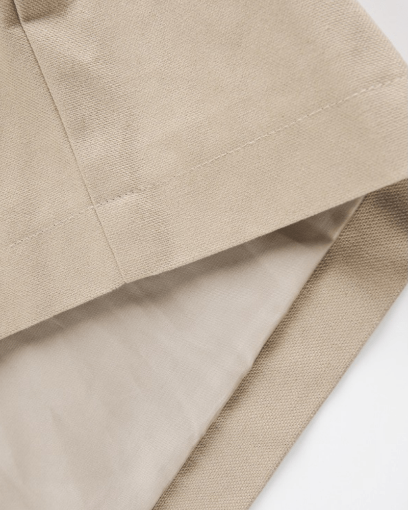 Contrast Collar Cotton Zip Jacket - Revivo Avenue