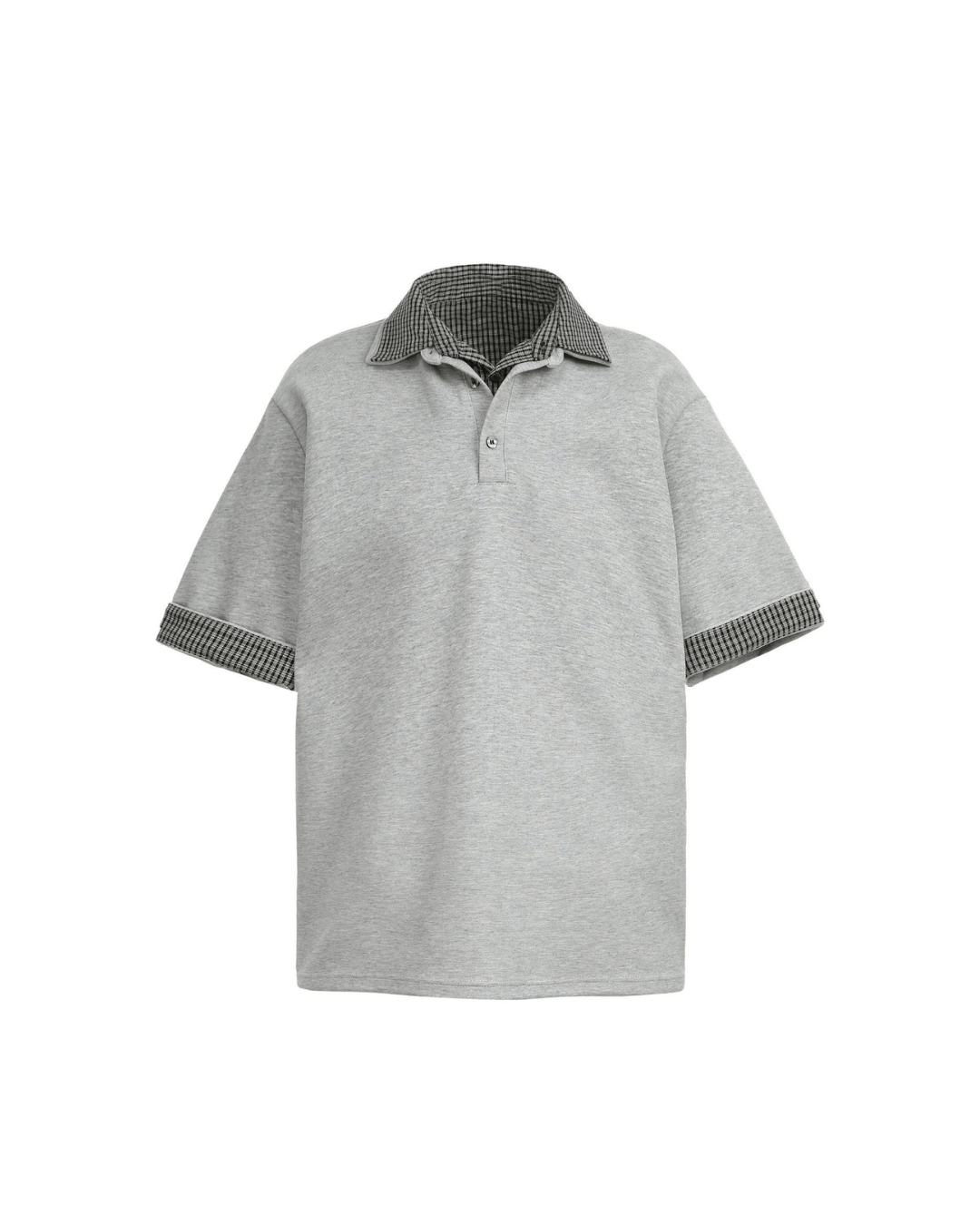 Contrast Collar Knit Polo - Revivo Avenue