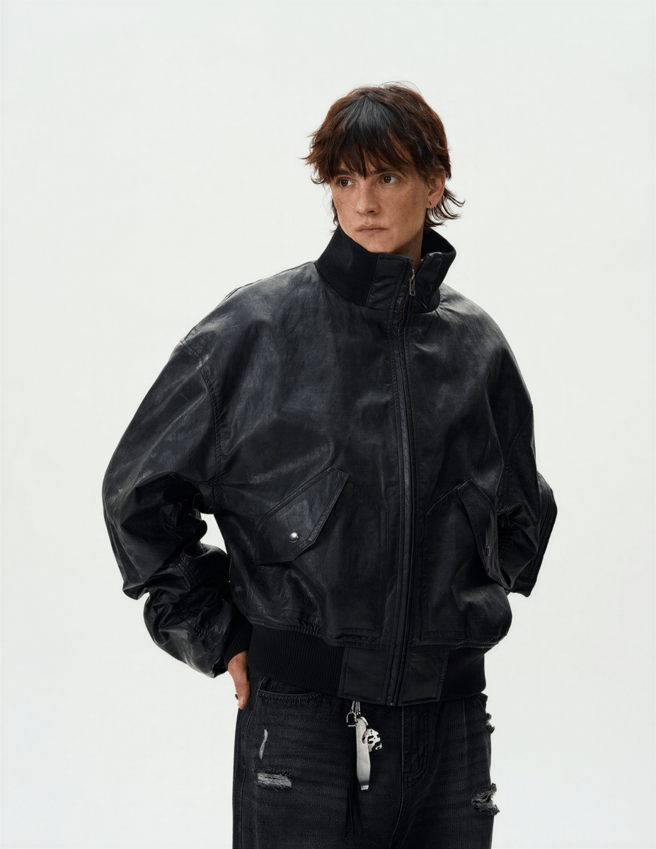 Eden - Roc Faux Leather Jacket - Revivo Avenue