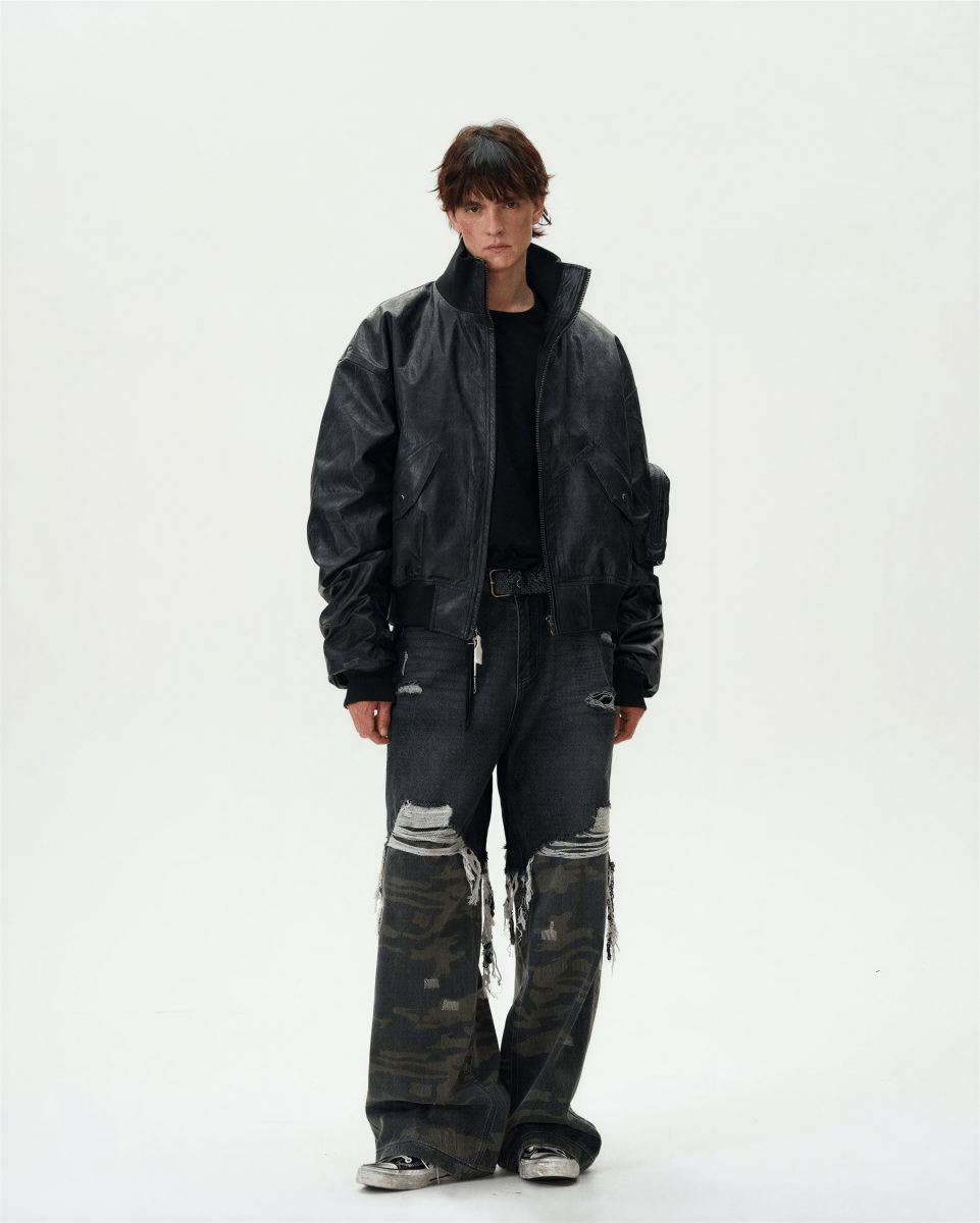 Eden - Roc Faux Leather Jacket - Revivo Avenue