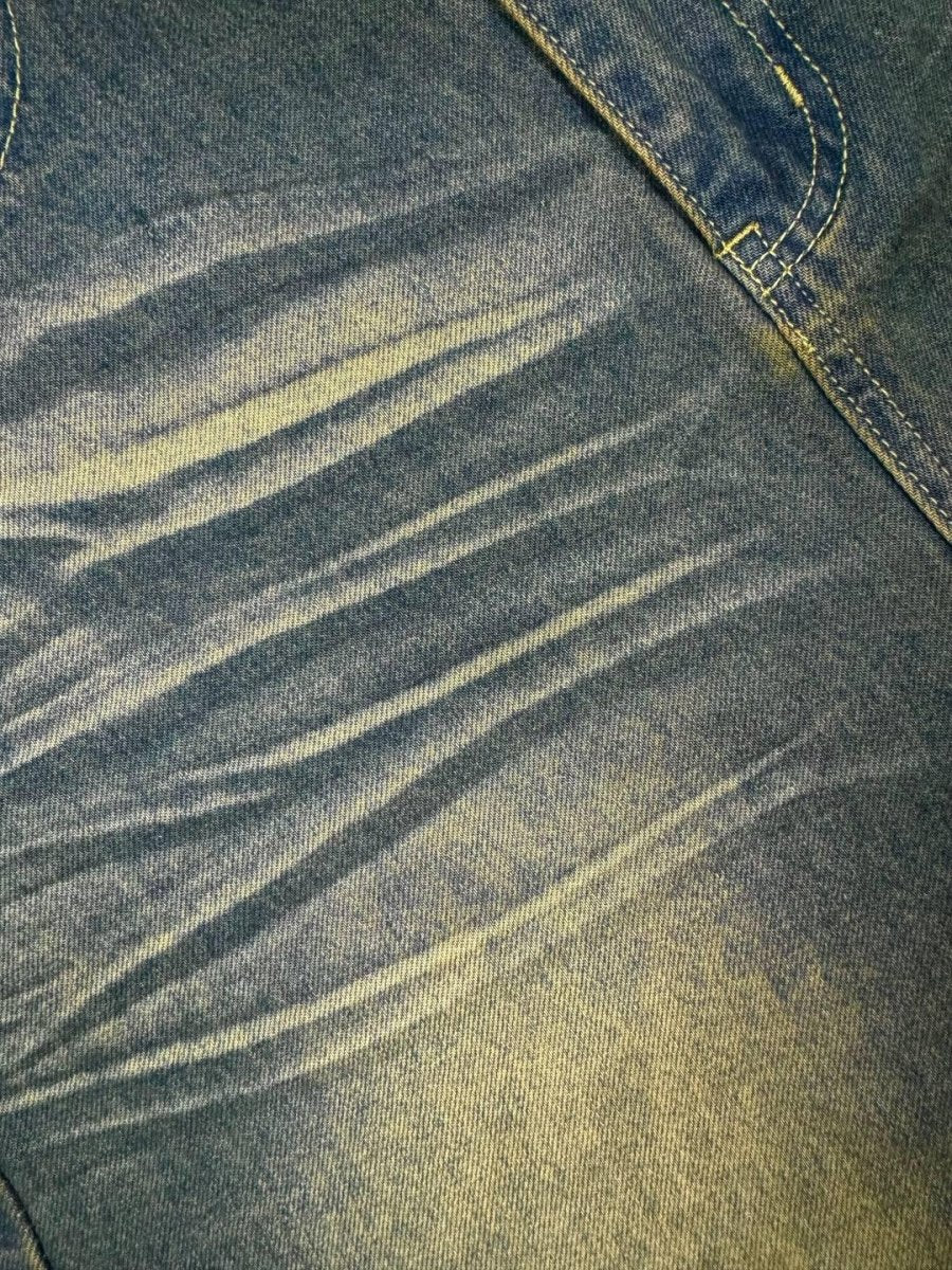 Faded Olive Wide Leg Jeans - Revivo Avenue