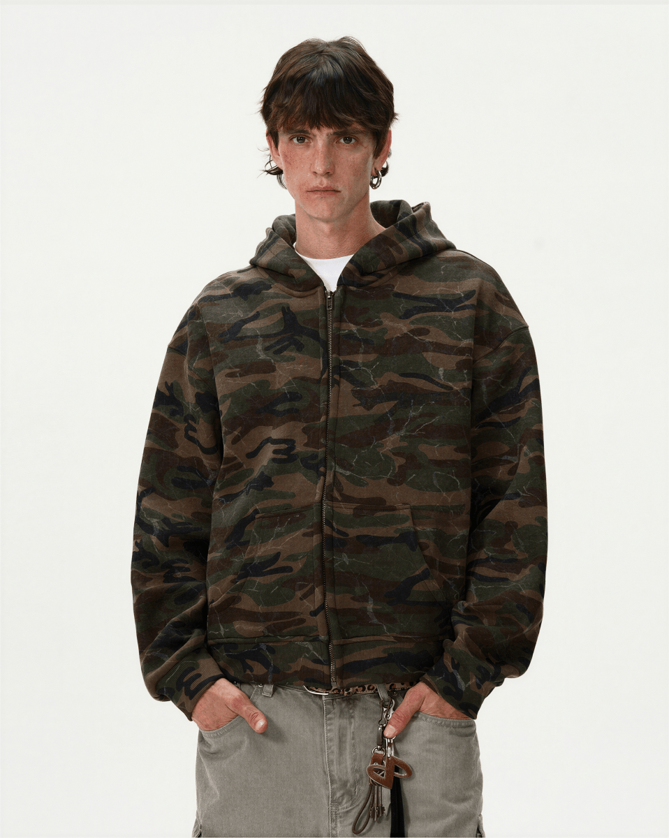 Faubourg Camo Hoodie - Revivo Avenue