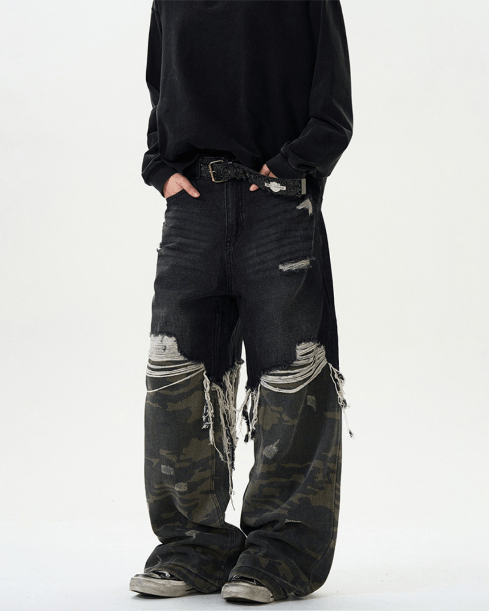 Fragment Camo Jeans - Revivo Avenue