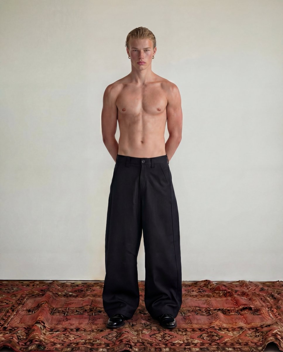 Heavy Dart Knee Pants editorial image