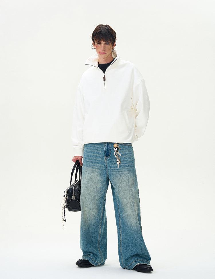 Le Scribe Half - Zip Sweatshirt - Revivo Avenue