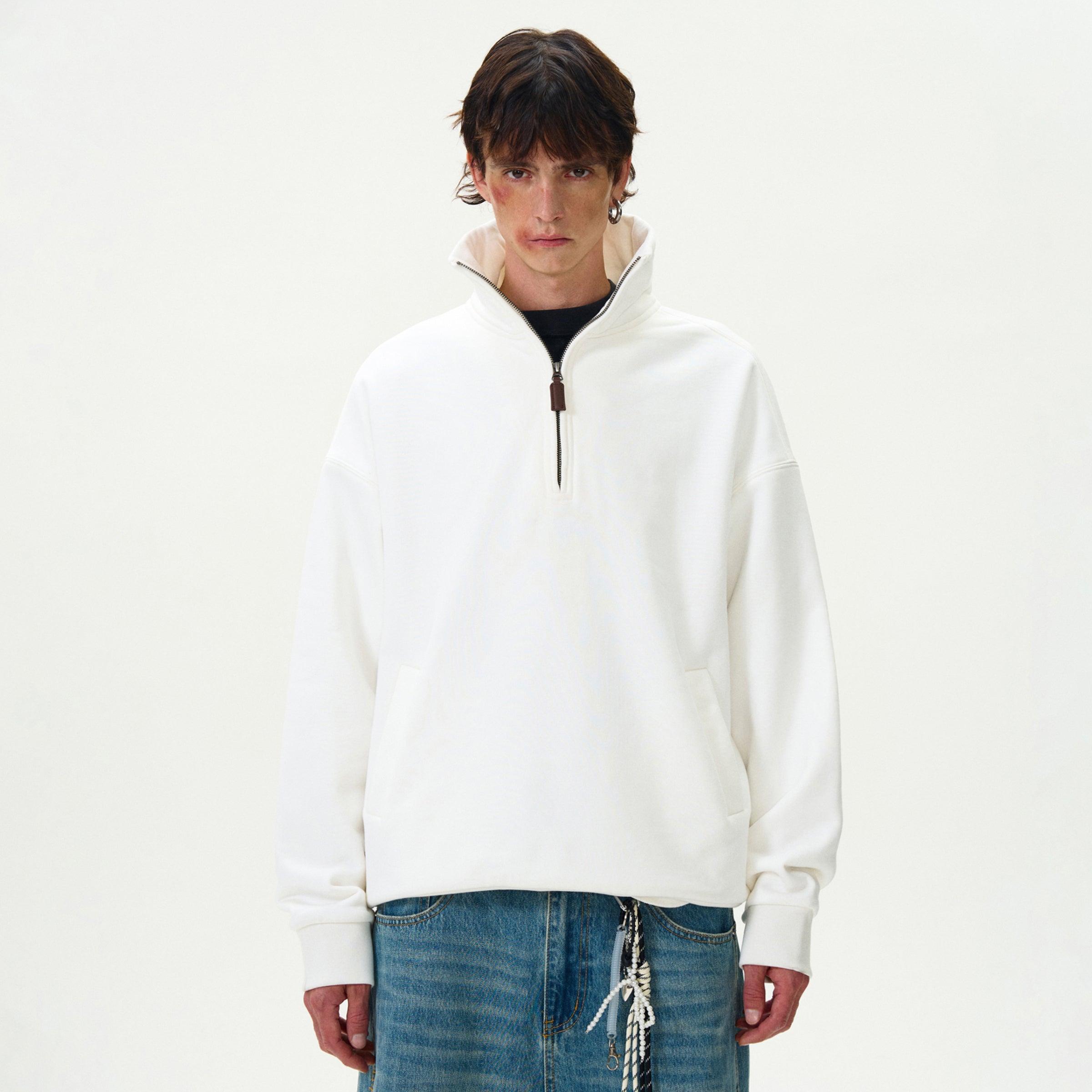 Le Scribe Half - Zip Sweatshirt - Revivo Avenue