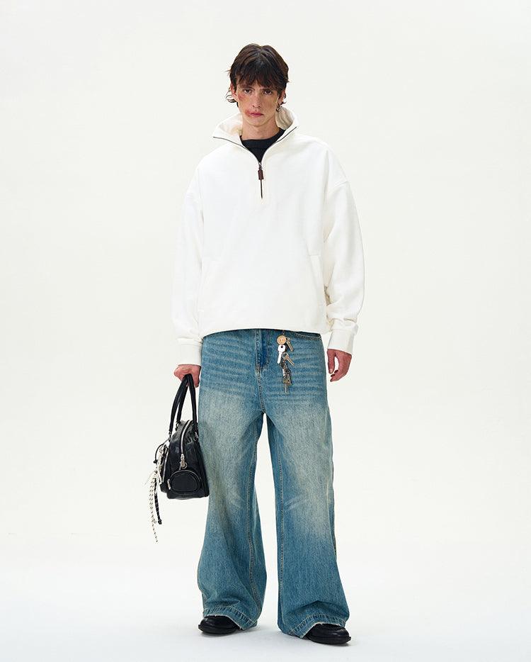 Le Scribe Half - Zip Sweatshirt - Revivo Avenue