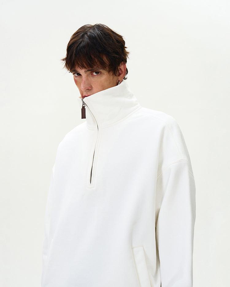 Le Scribe Half - Zip Sweatshirt - Revivo Avenue