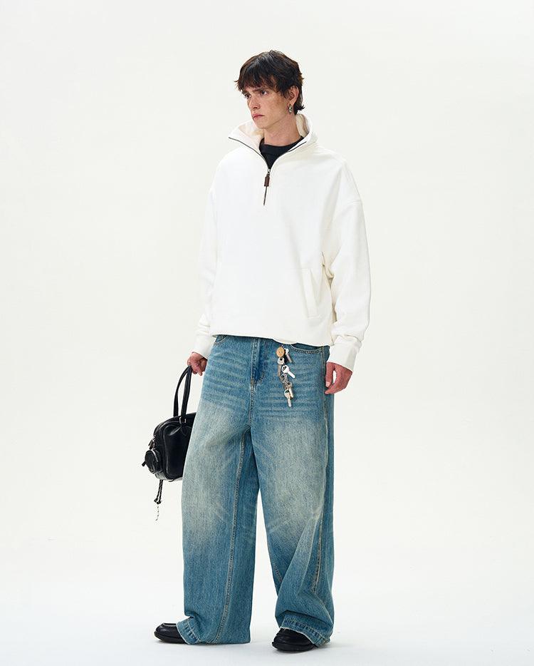 Le Scribe Half - Zip Sweatshirt - Revivo Avenue