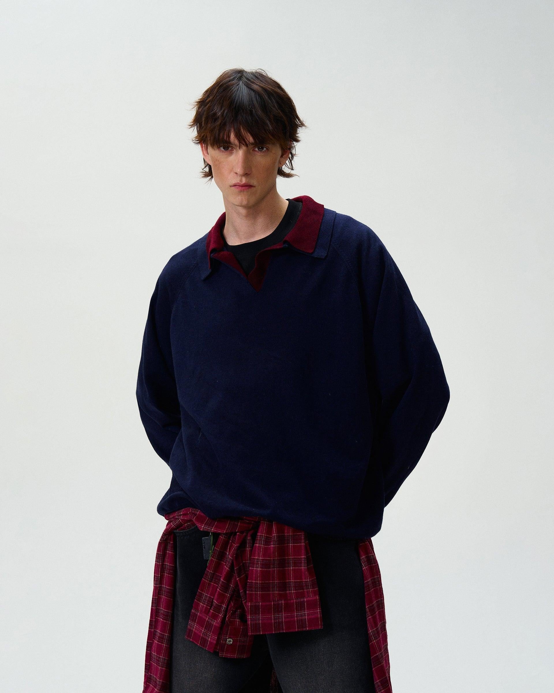 Loire V - Neck Sweater - Revivo Avenue