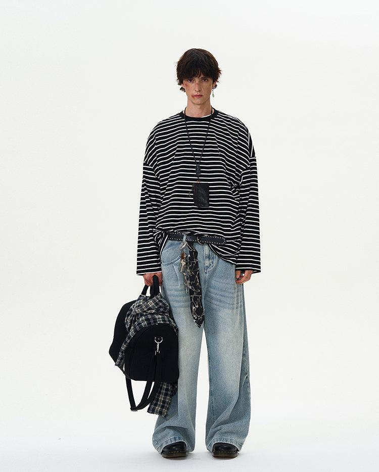 Marinière Striped Long - Sleeve - Revivo Avenue