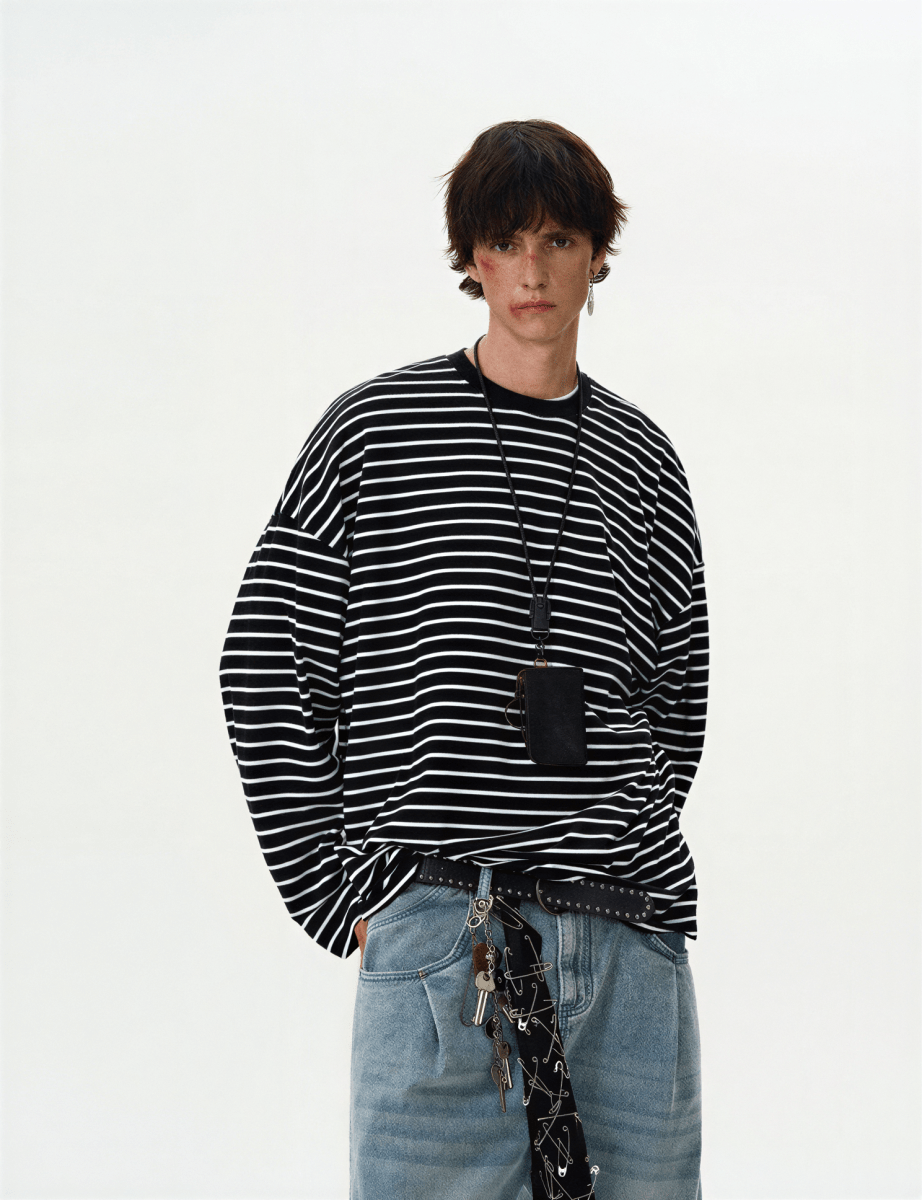Marinière Striped Long - Sleeve - Revivo Avenue