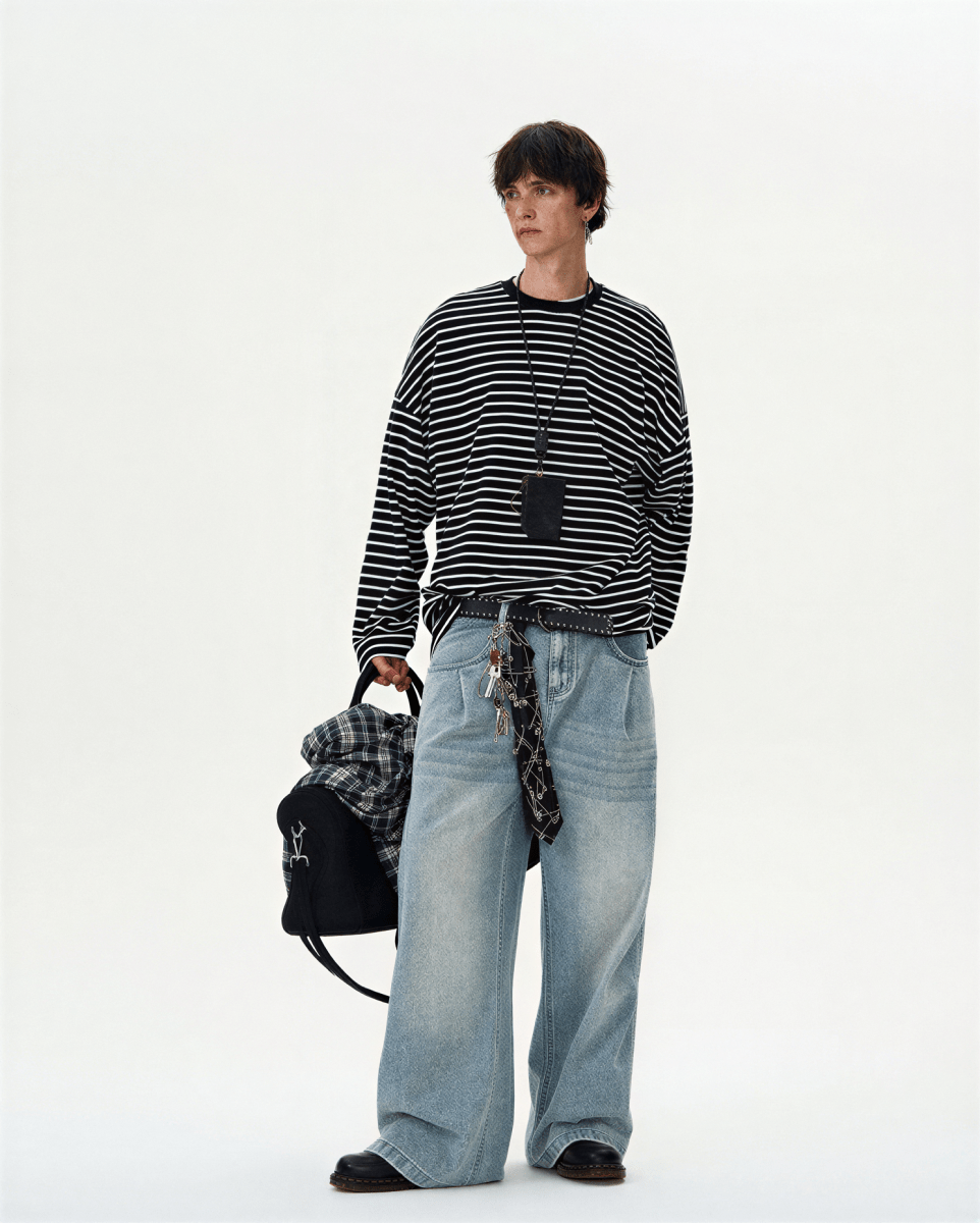 Marinière Striped Long - Sleeve - Revivo Avenue