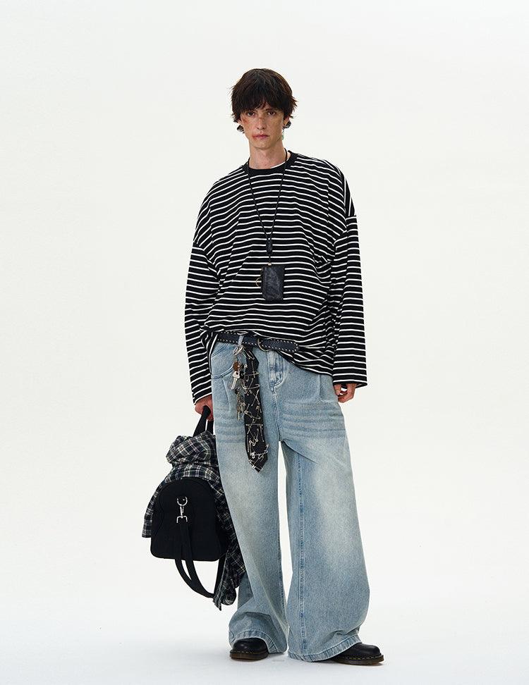 Marinière Striped Long - Sleeve - Revivo Avenue