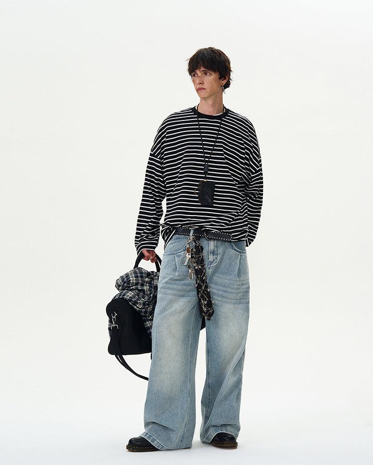 Marinière Striped Long - Sleeve - Revivo Avenue