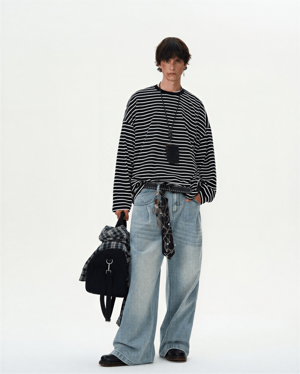 Marinière Striped Long - Sleeve - Revivo Avenue