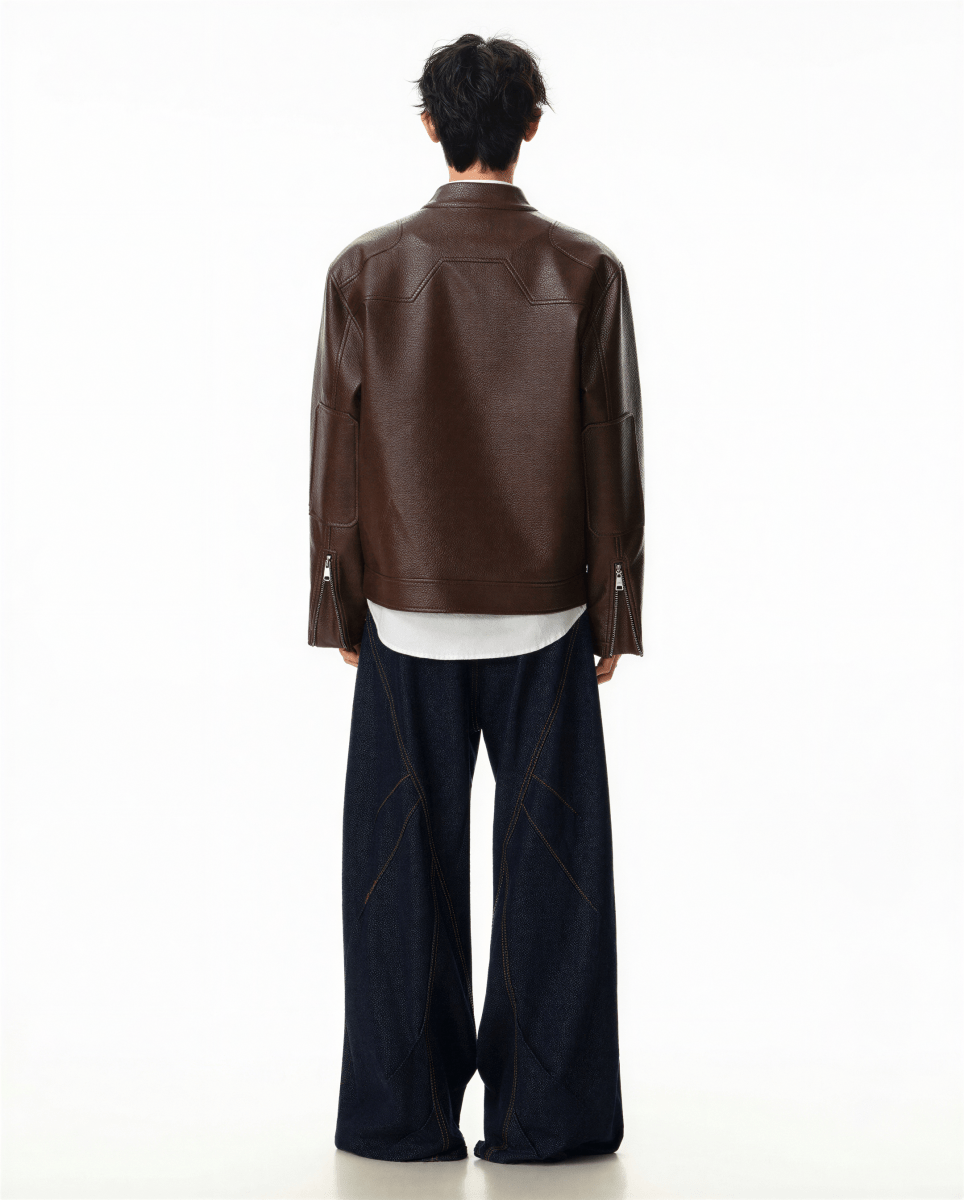 Nightshade Faux Leather Jacket - Revivo Avenue