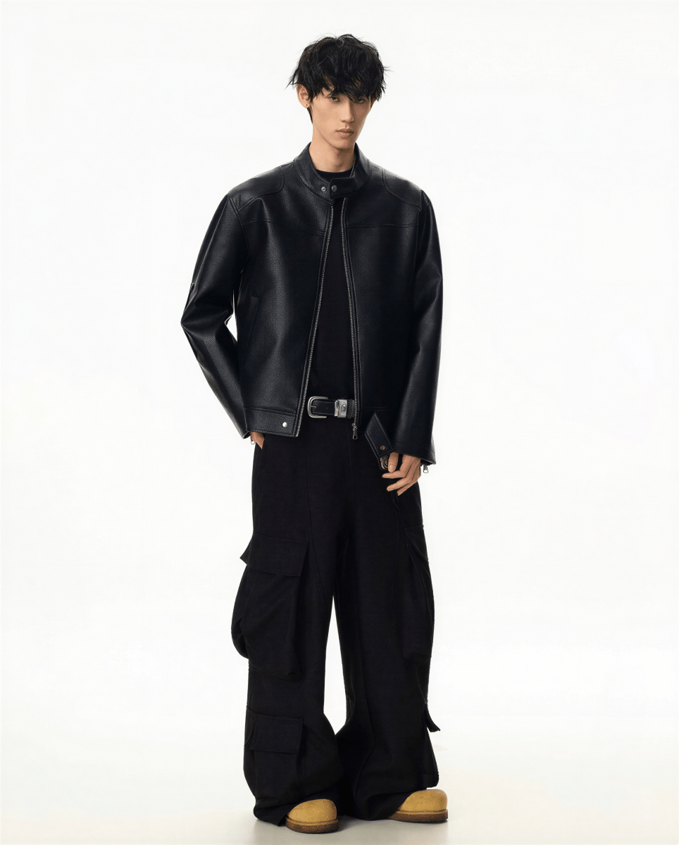 Nightshade Faux Leather Jacket - Revivo Avenue