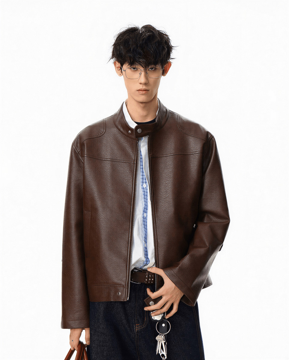 Nightshade Faux Leather Jacket - Revivo Avenue