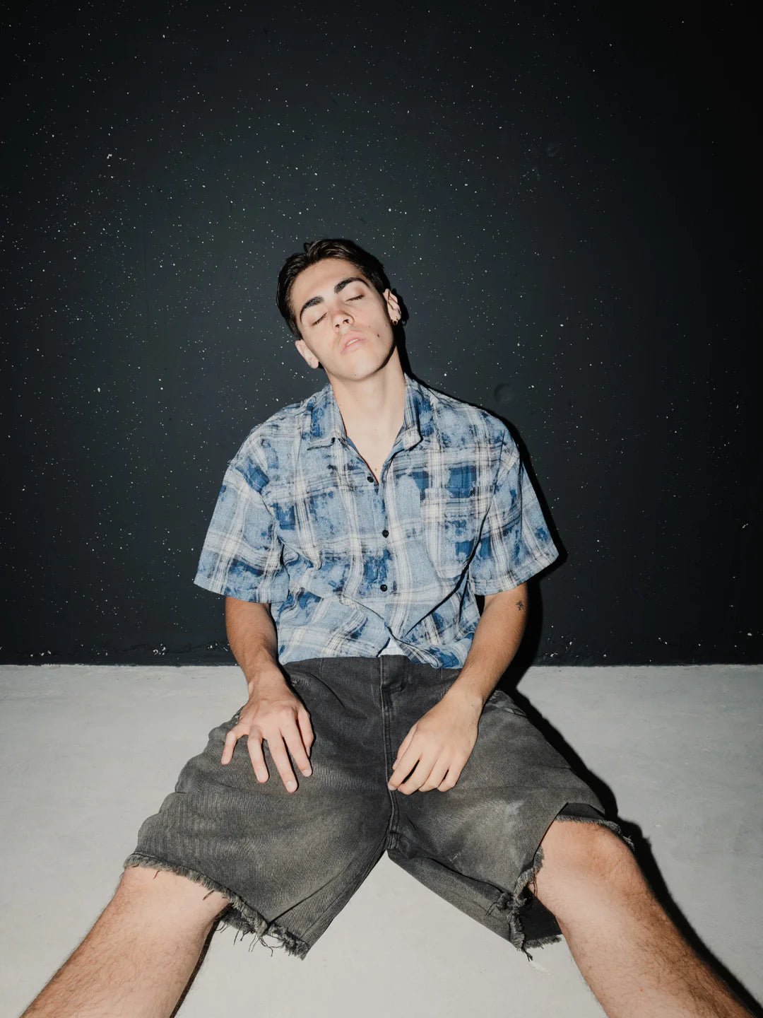 Noir Fade Denim Jorts - Revivo Avenue