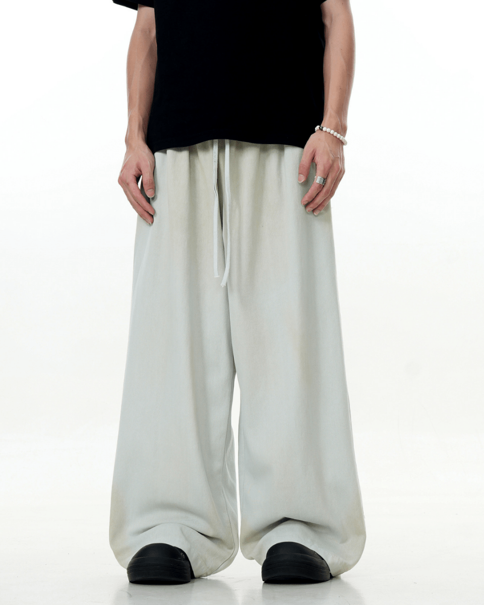 Oslo Drawstring Wide Pants - Revivo Avenue