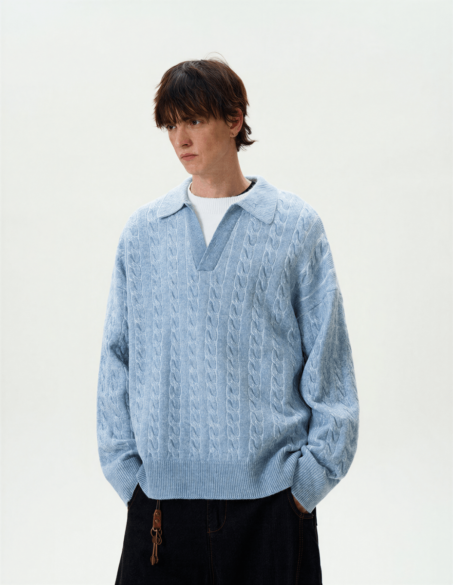 Riviera Cable Knit - Revivo Avenue