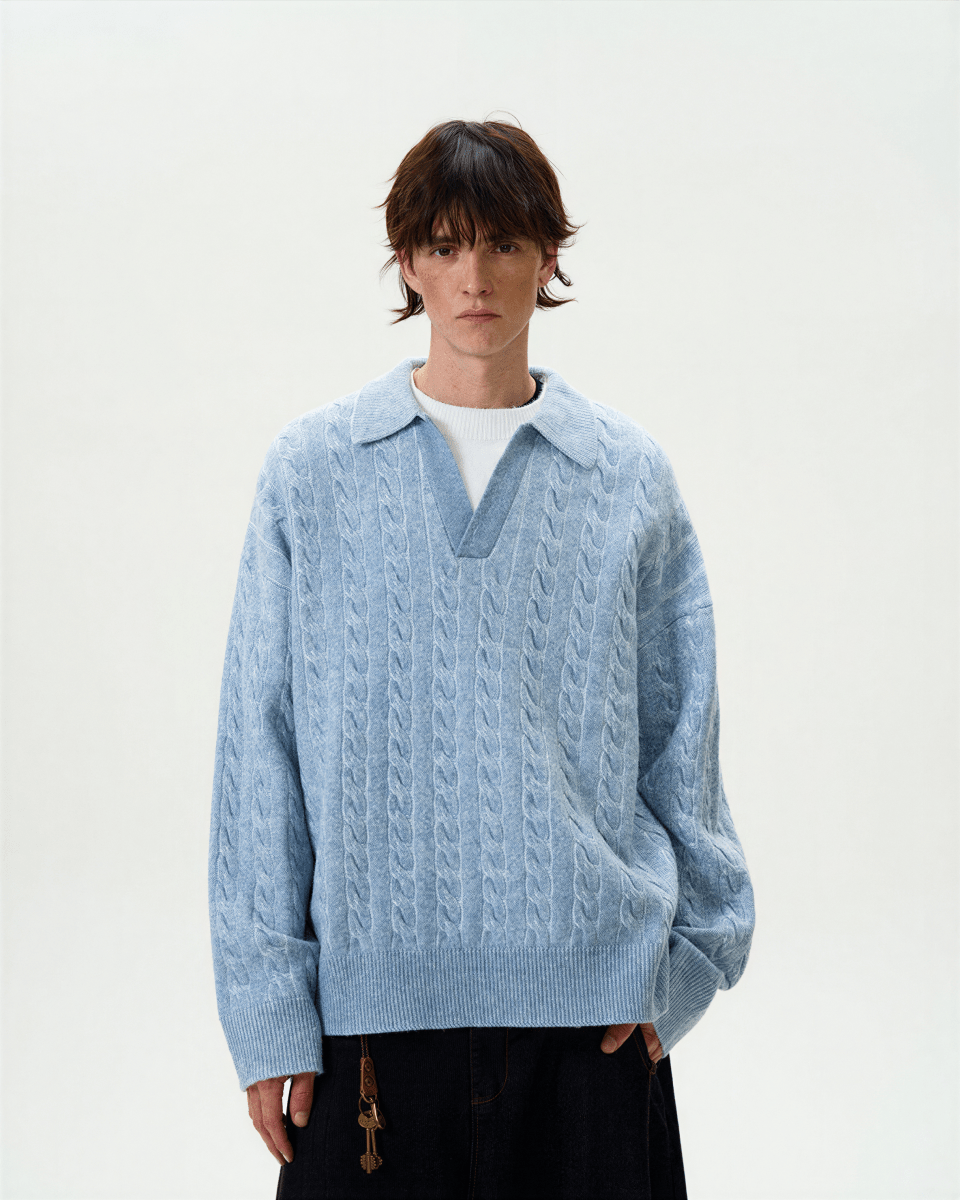 Riviera Cable Knit - Revivo Avenue