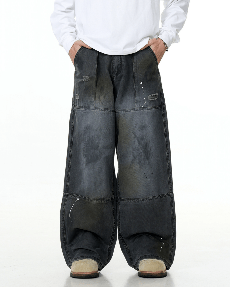 Rotterdam Patina Wide Jeans - Revivo Avenue