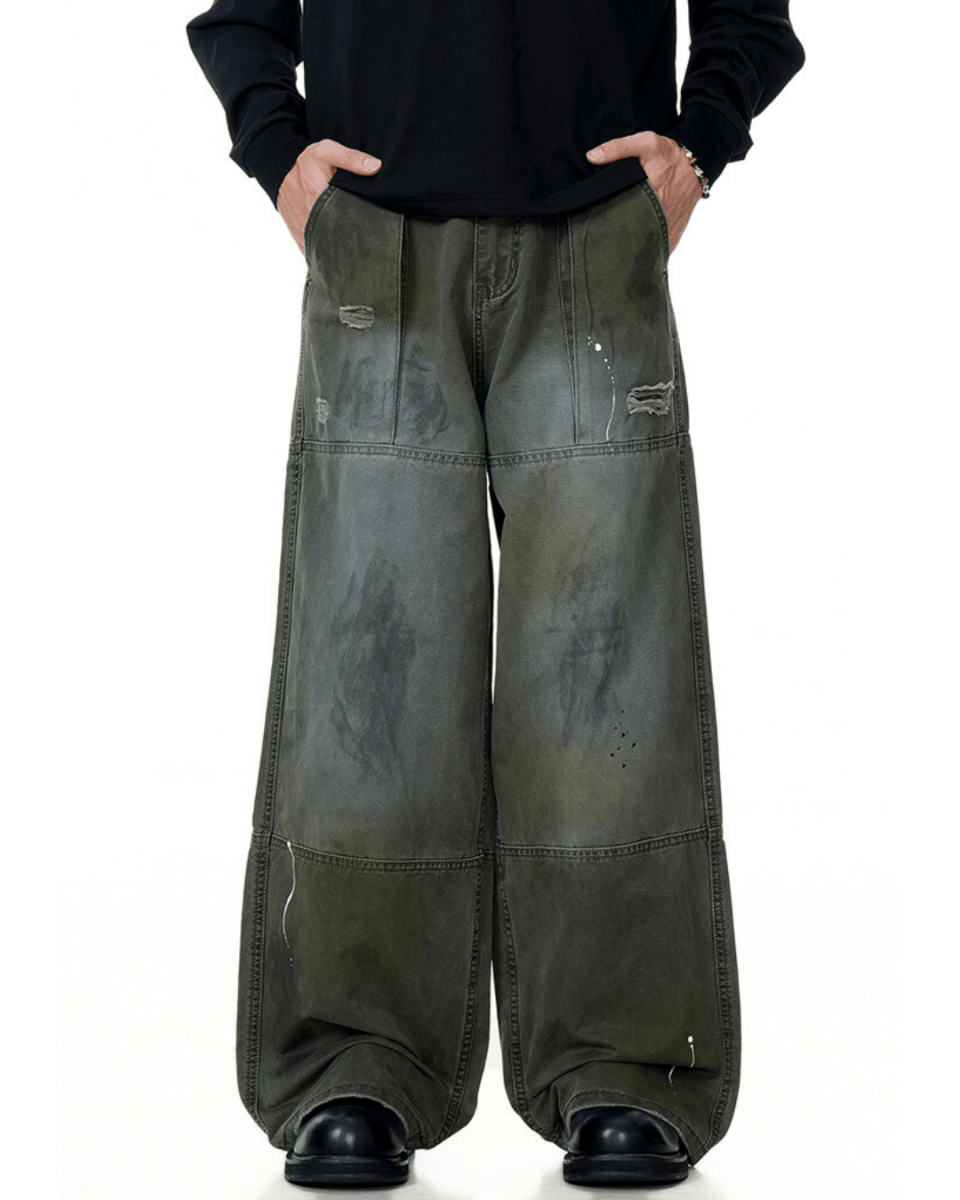 Rotterdam Patina Wide Jeans - Revivo Avenue