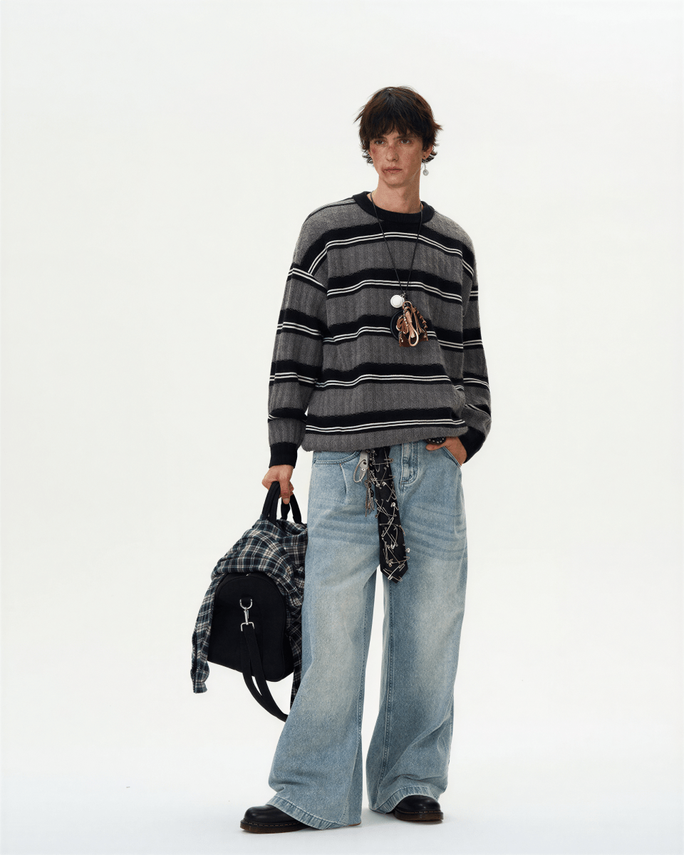 Saint - Antoine Stripe Sweater - Revivo Avenue