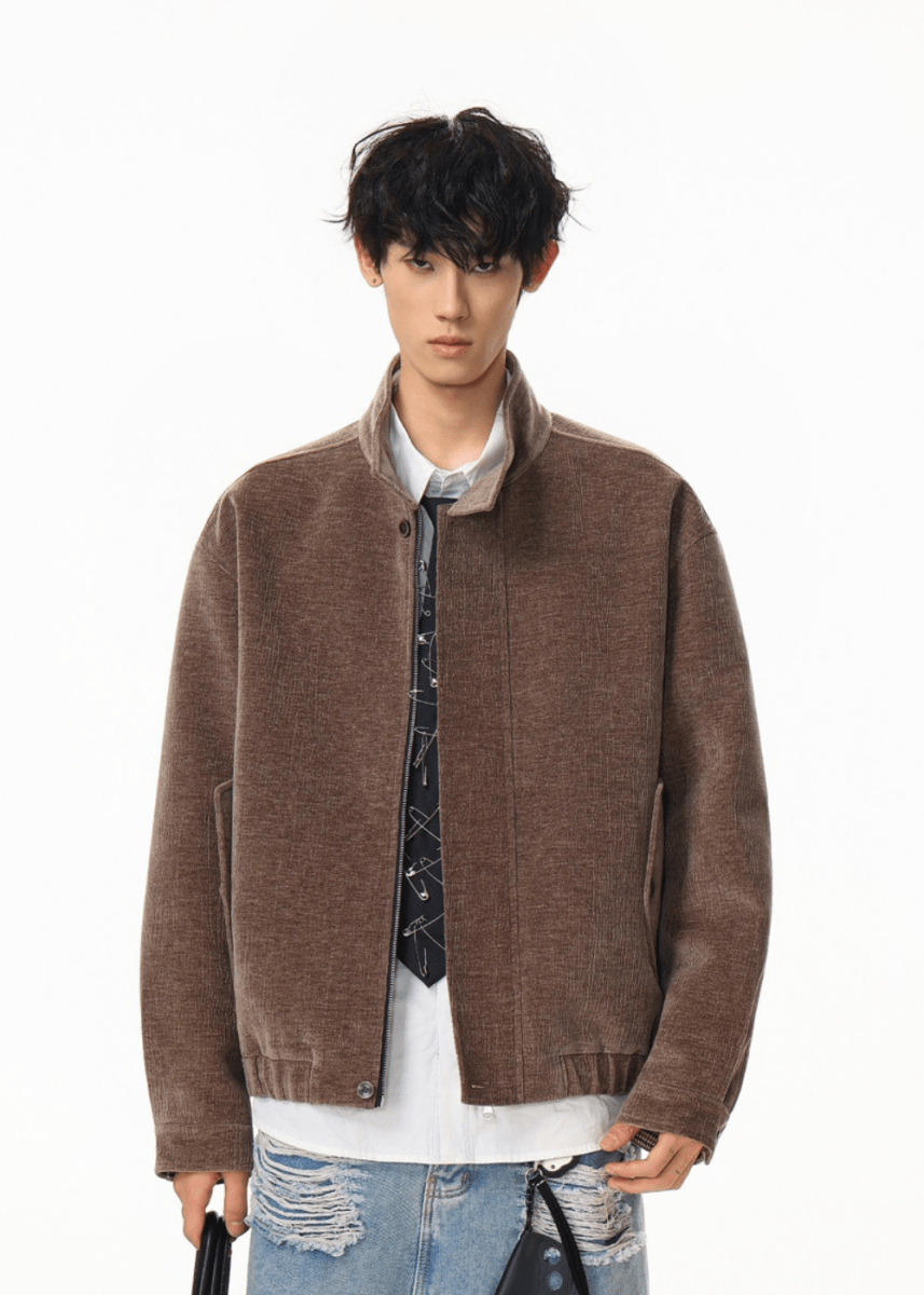 Soft Frame Corduroy Jacket - Revivo Avenue