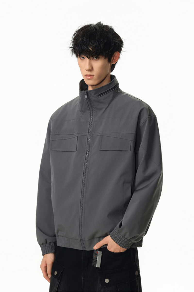 Soft Structure Zip Jacket - Revivo Avenue