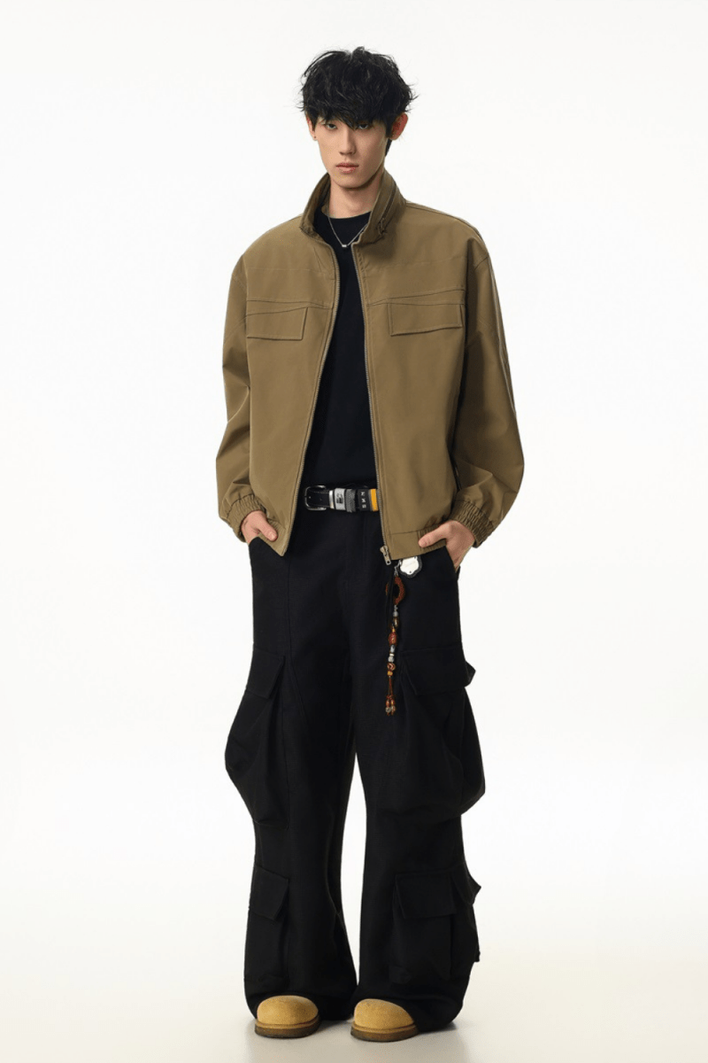 Soft Structure Zip Jacket - Revivo Avenue