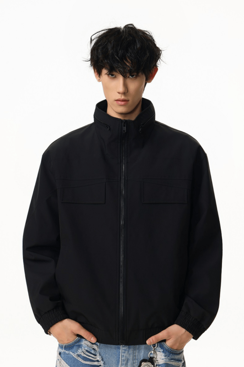 Soft Structure Zip Jacket - Revivo Avenue