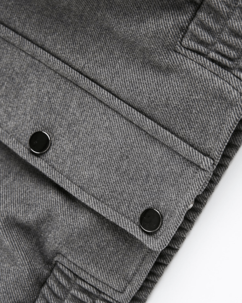 Structured Cotton Bomber Jacket - Revivo Avenue