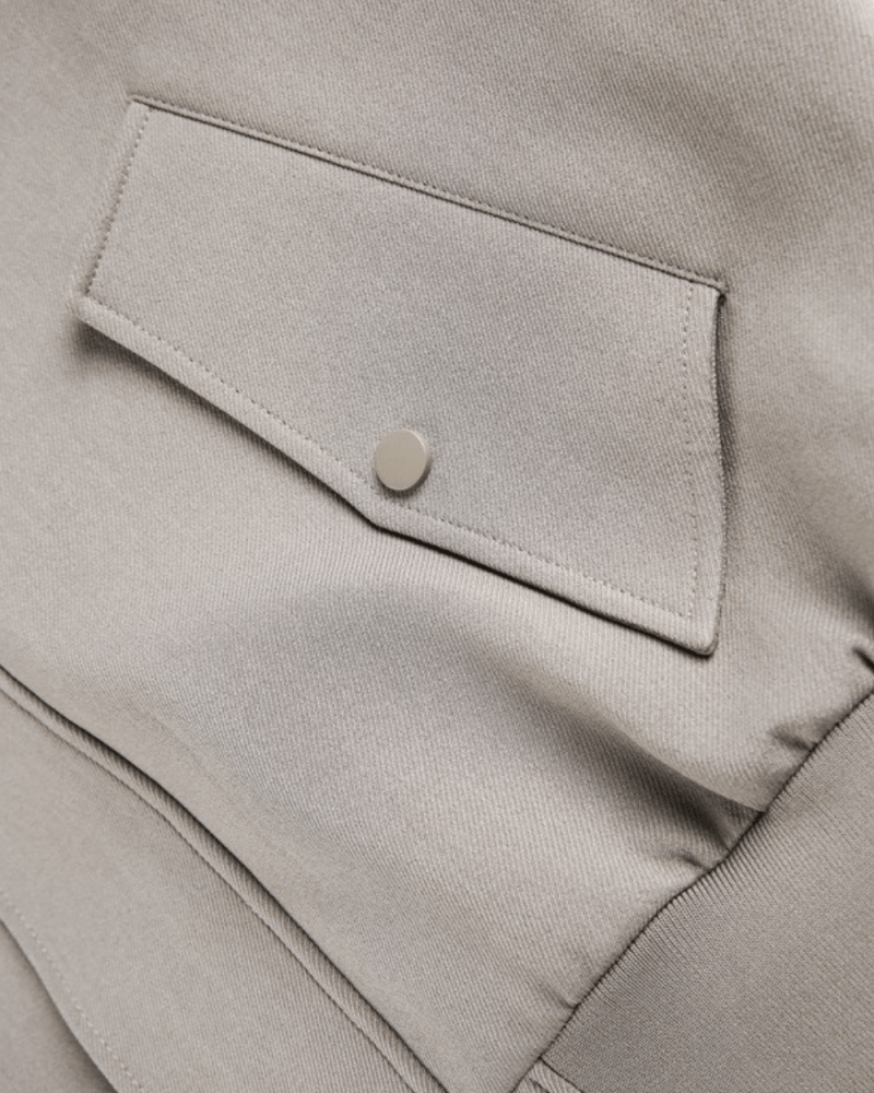 Structured Twill Bomber Jacket - Revivo Avenue