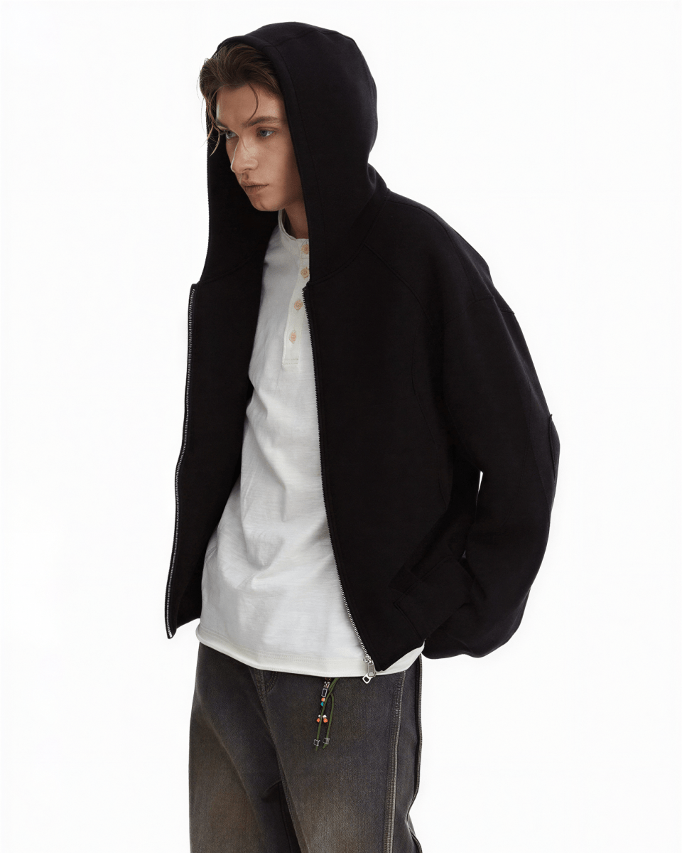 Studio Cropped Boxy Hoodie - Revivo Avenue