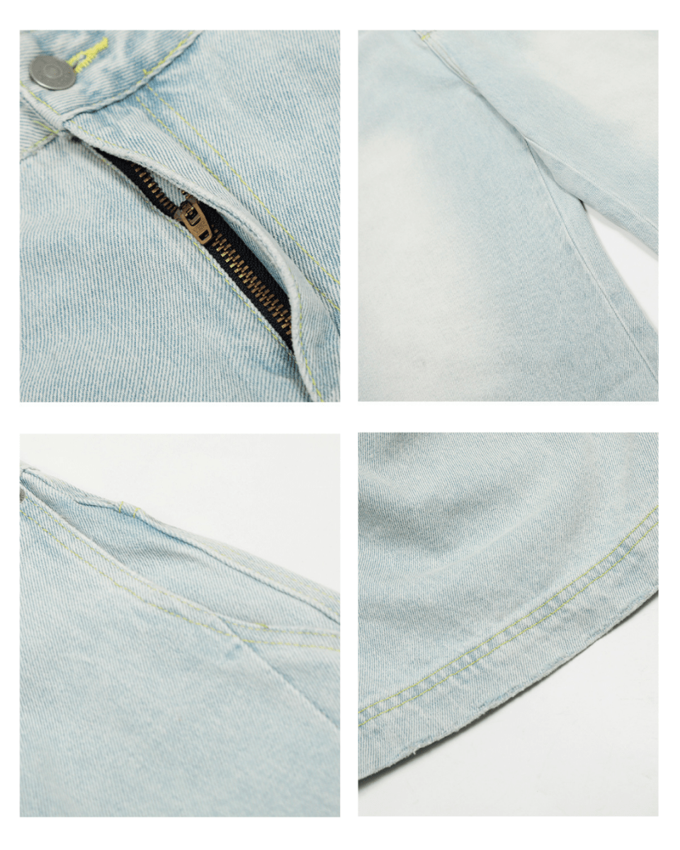 Sydney Pale Blue Volume Jeans - Revivo Avenue